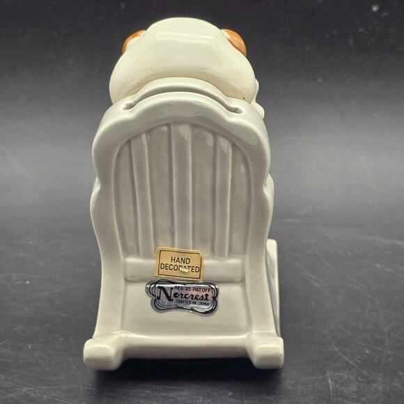 Norcrest Retirement Fund Bear Piggy Bank Vintage Ceramic Female Grandmother - Picture 3 of 8